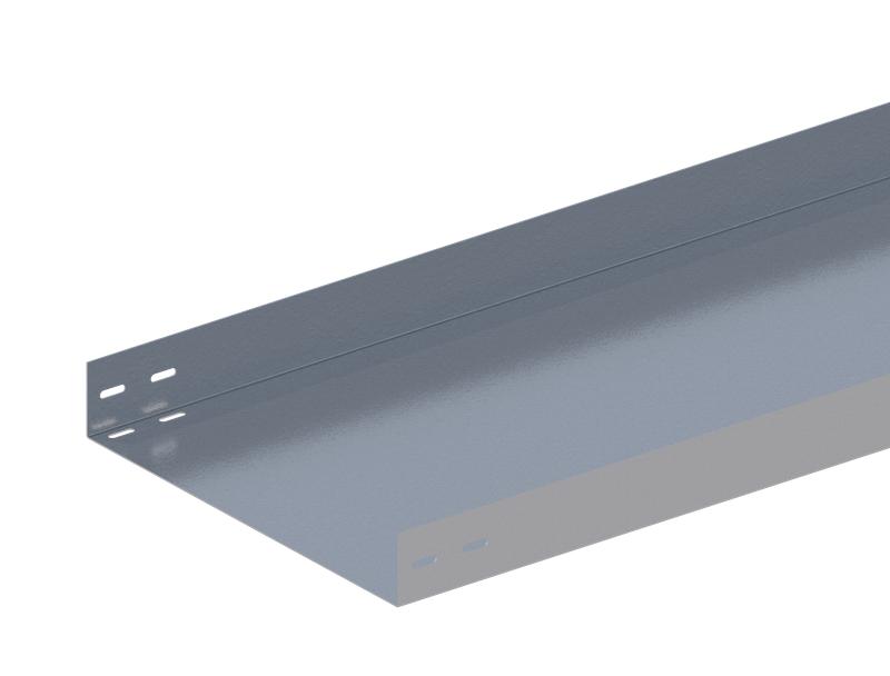 Лоток монтажный прямой неперфорированный 400х150 L2000 сталь 1мм ЛПН.400.150.2000.1.1 СОЭМИ Н0121121726