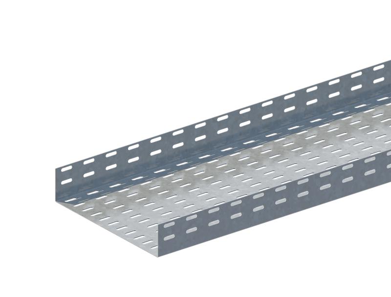 Лоток прямой перфорированный 300х200 L2000 сталь 2мм ЛМс-П цУТ2.5 СОЭМИ Н0122111855