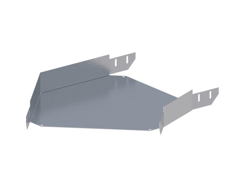 Лоток монтажный угловой горизонтальный 45 град. 400х150 сталь 2мм ЛУ45Г.400.150.618.2.1 СОЭМИ Н0121340756