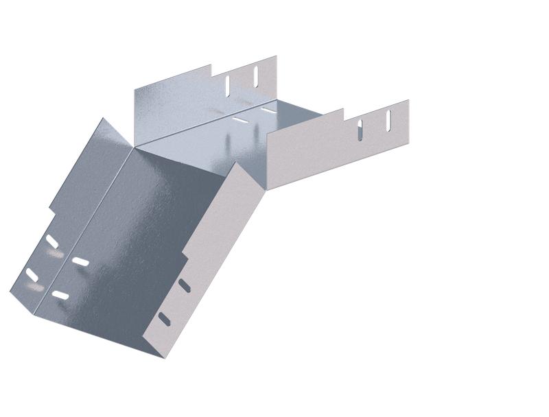 Лоток монтажный угловой 45град. вниз 200х150 сталь 2мм ЛУ45Н.200.150.408.2.1 СОЭМИ Н0121360754