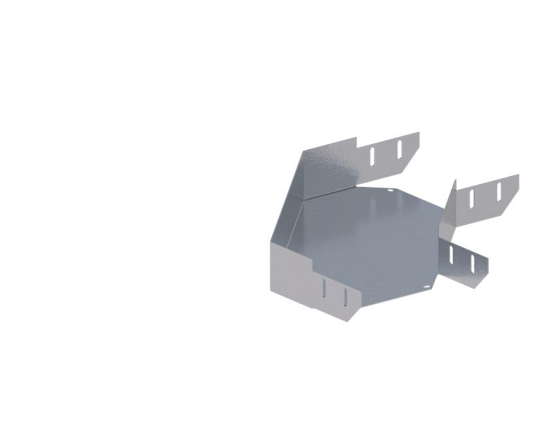 Лоток монтажный угловой горизонтальный 90град. 200х200 сталь 2мм ЛУ90Г.200.200.428.2.1 СОЭМИ Н0121310854