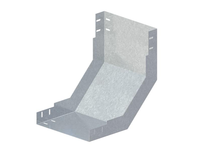 Лоток угловой вертикальный вверх 300х200 сталь 0.7мм ЛМс-90В цУТ2.5 СОЭМИ Н0122320815