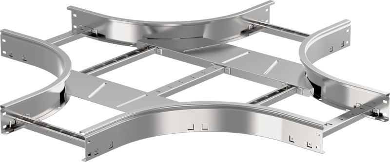 Ответвитель для лотка Х-образ. 150х300 R300 LESTA IEK CKR04-4-150-300