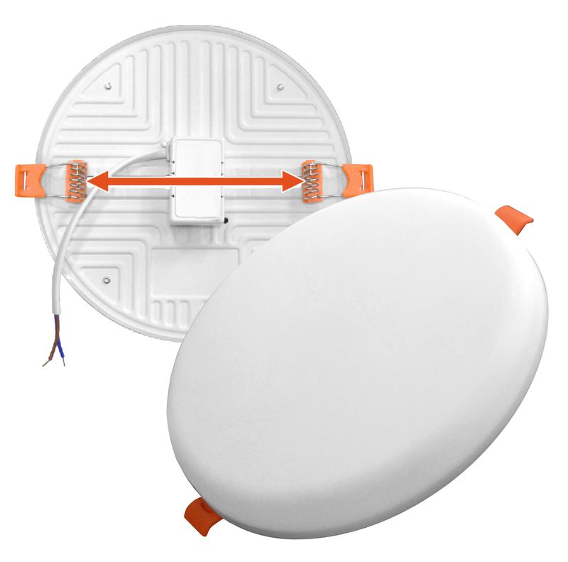 Светильник светодиодный безрамочный встраив. круг. с рег. монтаж. 24Вт 1900лм 230В 4000К 170мм IP20 IONICH 1592