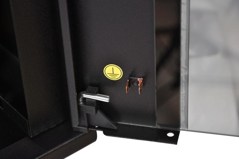 Шкаф коммутационный настенный ШРН-Э-12.350-9005 12U 600х350мм передн. двер. стеклян. несъемн. боков. панель 50кг черн. ЦМО 1213959