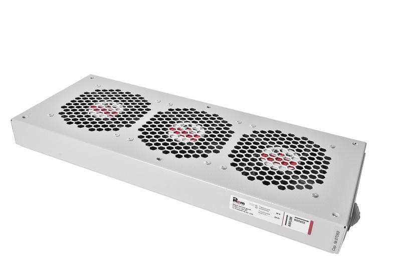 Модуль вентиляторный R-FAN-3J-36V-48V 3 вентилятора сер. Rem 1500764