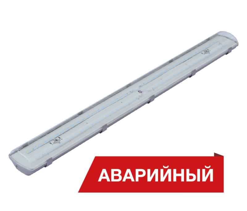 Светильник светодиодный LPO/LSP 19/2900 прозр. 2900лм 19Вт 5000К IP65 0.7PF 80Ra Кп<1 аварийн. Diora DLPO19-PZ-5K-A