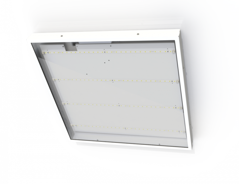 Светильник светодиодный Office Glass 38/5000 opal 5000лм 38Вт 5000К IP65 0.8PF 80Ra Кп<1 Diora DOG38-O-5K