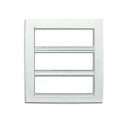 Накладка Simon 3х8 мод. бел. 82852-30