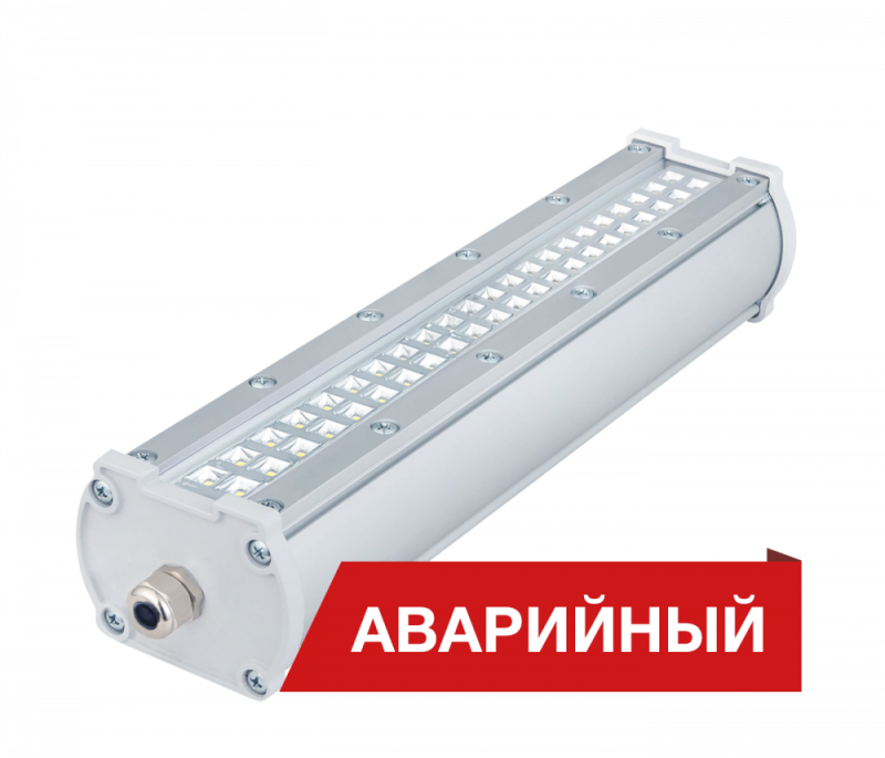 Светильник светодиодный Piton 16/1800 Д opal 1800лм 16Вт 5000К IP65 0.95PF 80Ra Кп<1 аварийн. Diora DP16D-O-5K-A