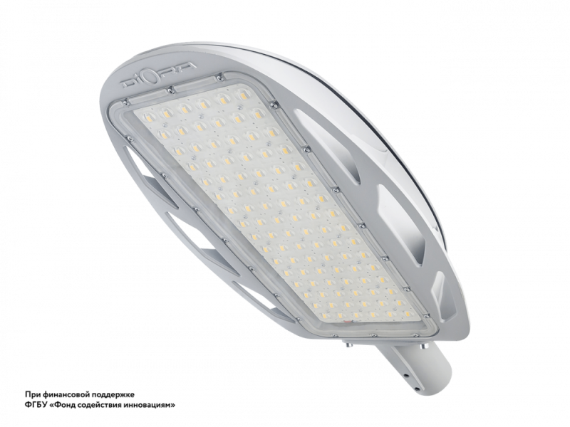 Светильник светодиодный Skat Glass 250/35500 ШК 35500лм 250Вт 5000К IP66 0.95PF 70Ra Kп<1 консоль Diora DSG250-ShK-5K-C