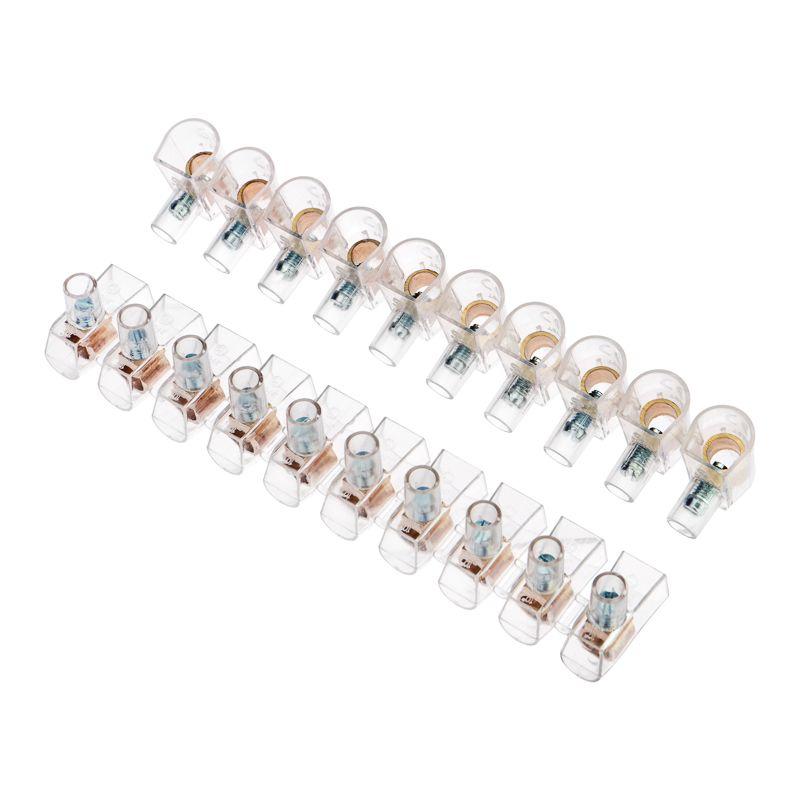 Зажим концевой винтовой изолированный КЗВИ 10мм (10х1) (уп.10шт) Rexant 07-5710