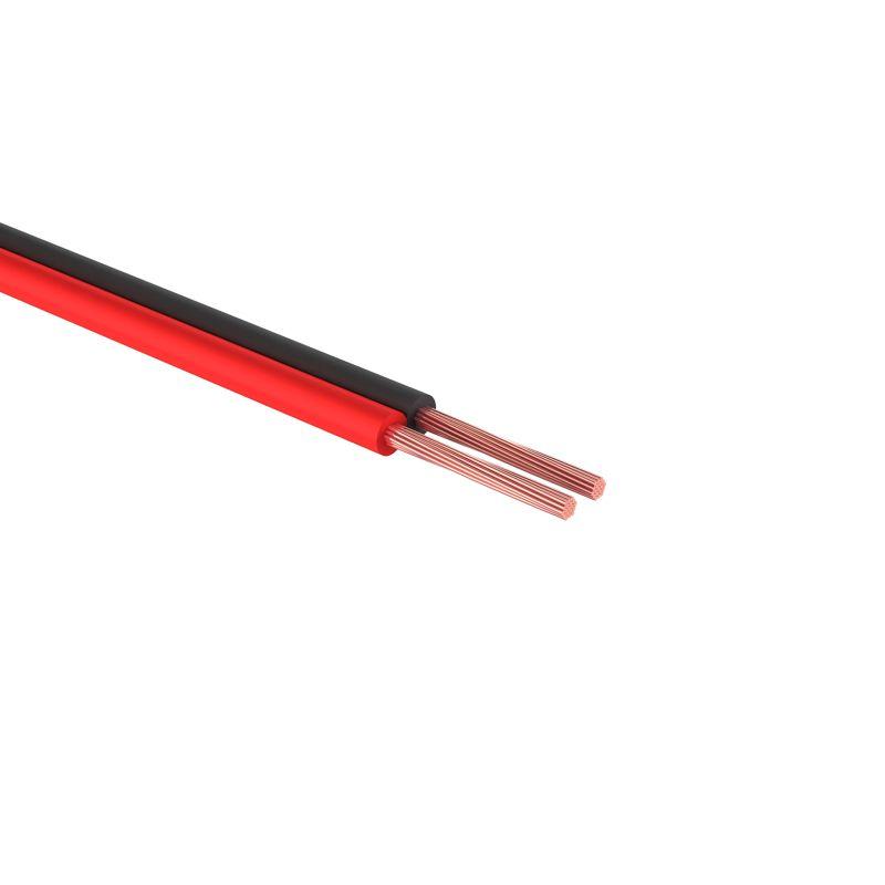 Кабель Stereo 2х0.35 красн./черн. (уп.20м) Rexant 01-6102-3-20