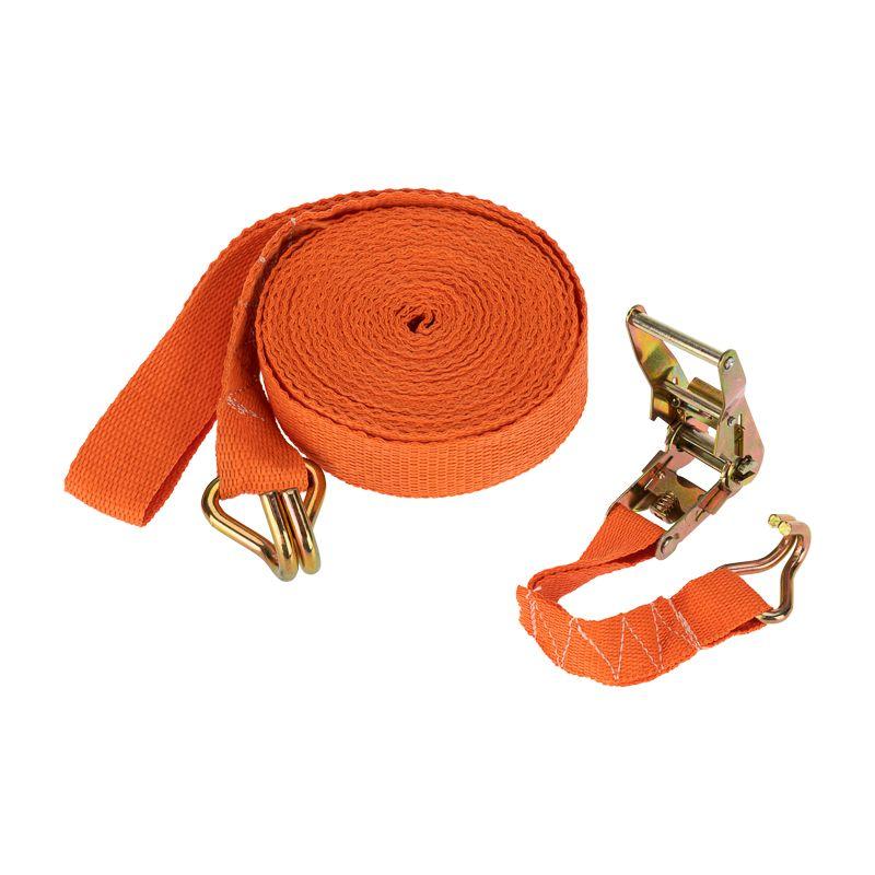 Стяжка для груза 8х0.038м багажная с крюками с храповым механизмом Rexant 80-0242