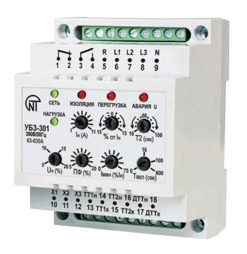 Блок защиты универсальный УБЗ-301 63-630А d150мм НовАтек-Электро 3425663301-150