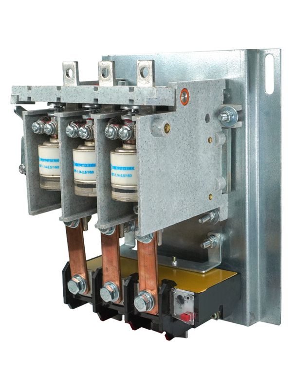 Контактор вакуумный КВТ-1.14-2.5/ 80-3 У3-Р 3п кат. 220В 2НО+1НЗ IP00 с реле РТТ325 68-92А Электротехник ET011617