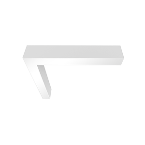 Соединитель L-образ. для серии X-line для сборки в линию 20Вт 3000К 549х527х100 RAL9003 бел. муар VARTON V1-R0-1L822-02000-4002030