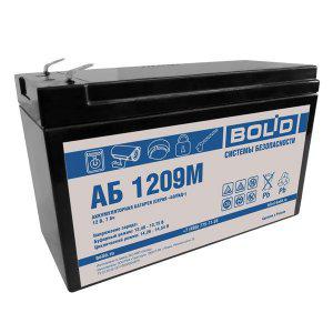 Аккумулятор стационарный свинцово-кислотный с регулирующим клапаном АБ 1209М Болид 292806