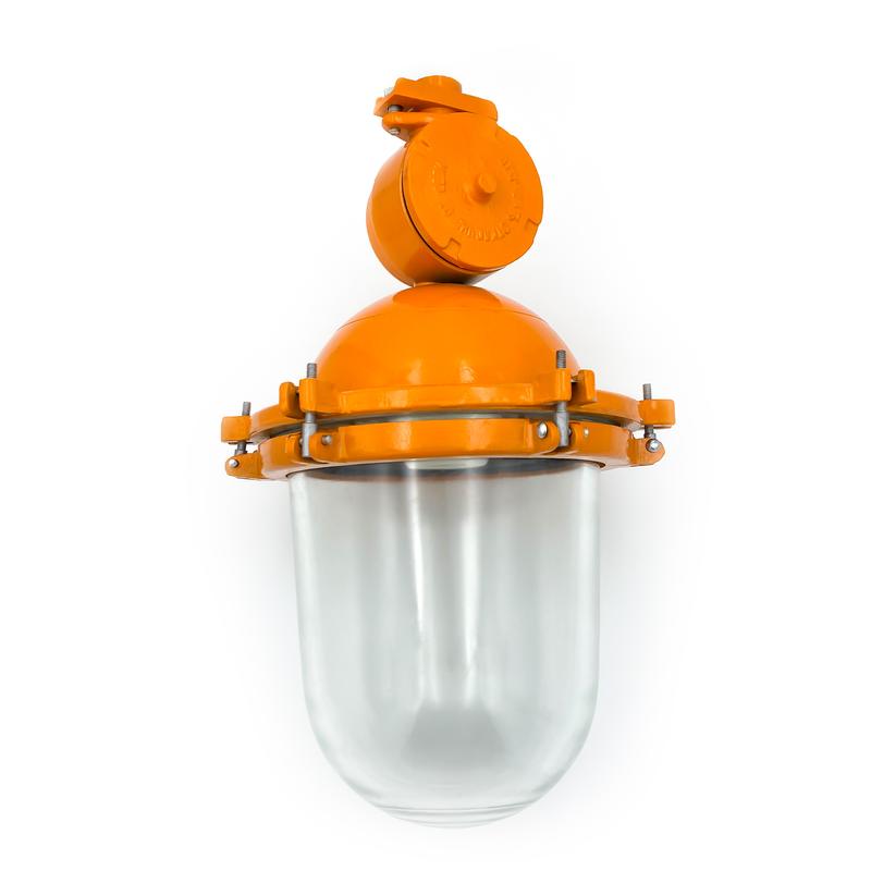 Светильник взрывозащищенный НСП 03-300-001 (Н4Б-300) 2ExdeIICT3GbX УХЛ1 E27 IP65 индивид. подкл. на трубу 3/4дюйм Свет Витебск 0210-0001