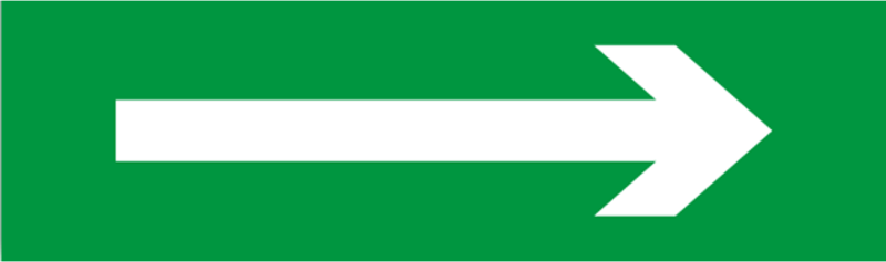 Табло сменное 80 524 NL-Топаз-Стрелка направо Navigator 80524