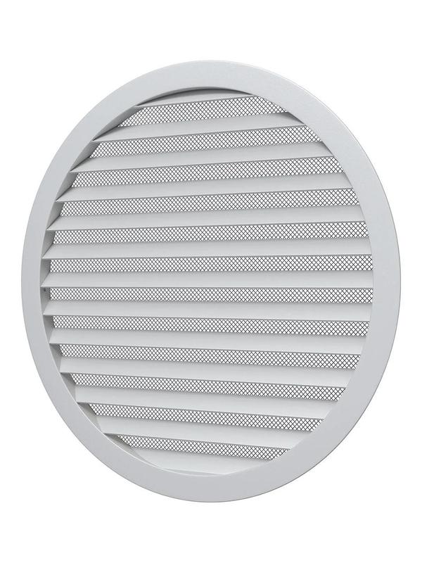 Решетка вентиляционная круглая D350 алюм. с фланцем D315 ERA 31.5РКМ