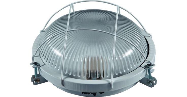 Светильник НПП 03-100-006 100Вт E27 IP65 промышленный накладной с решеткой Владасвет СТЗ 10120