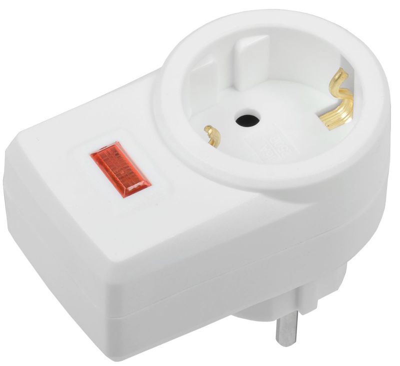 Фильтр сетевой 1-м 16А IP20 СФ-01 2P+PE бел. IEK WFP10-16-01-K01