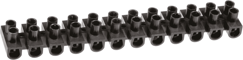 Колодка клеммная 6х25кв.мм 12 пар NTB-UPP-S12-60/BL полипропилен черн. NAVIGATOR 71017