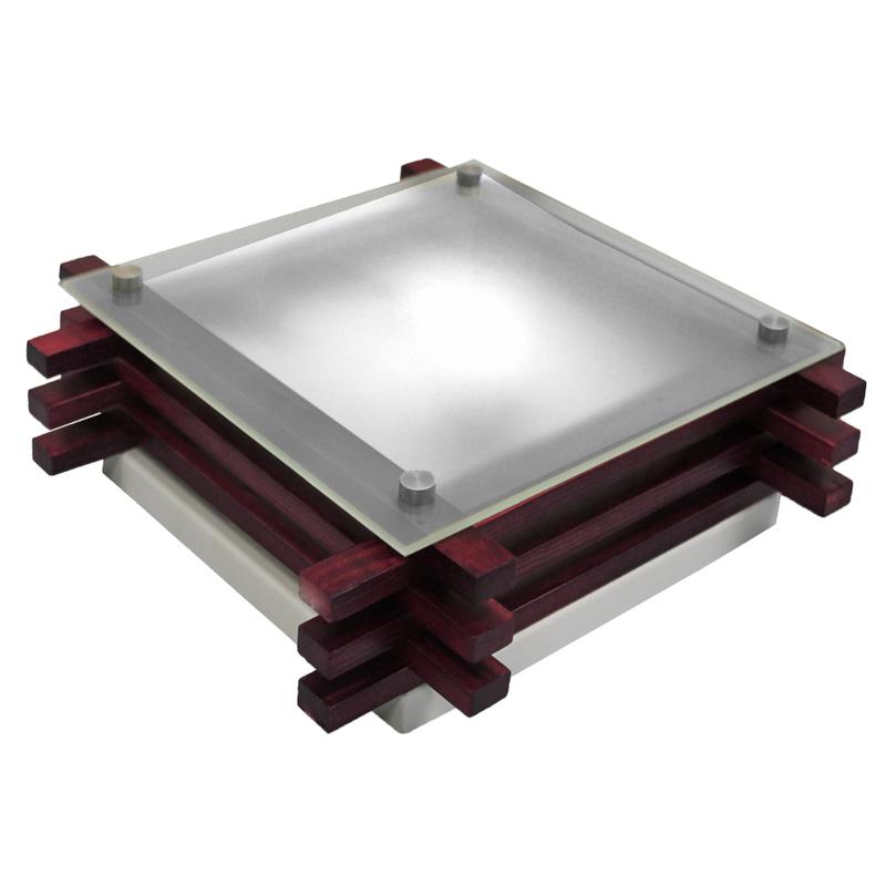 Светильник НПБ 01-2х60-131 УХЛ4 "Бонсай-1" вишня Витебск 1706-00030