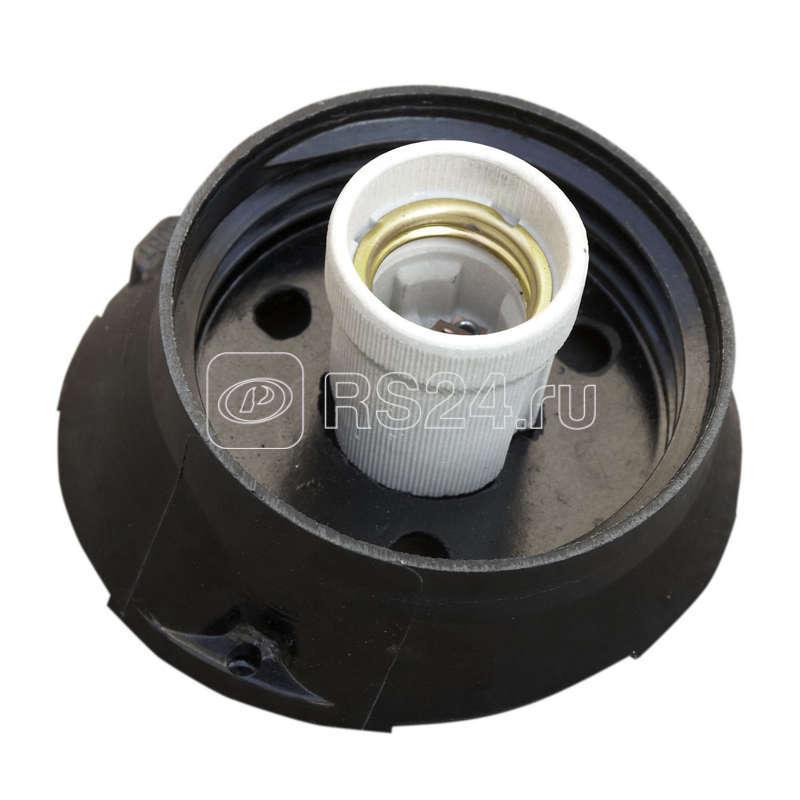 Светильник НБП 01-60-004 У3 б/стекла/черн. с патроном из полипропилена "косое" Витебск 1008-00580