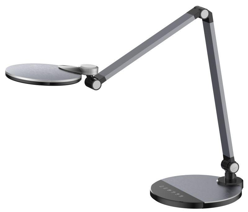 Светильник настольный KD-865 C48 LED 10Вт 230В 600лм сенс.рег.ярк и цвет.темп. черн.металлик Camelion 13403