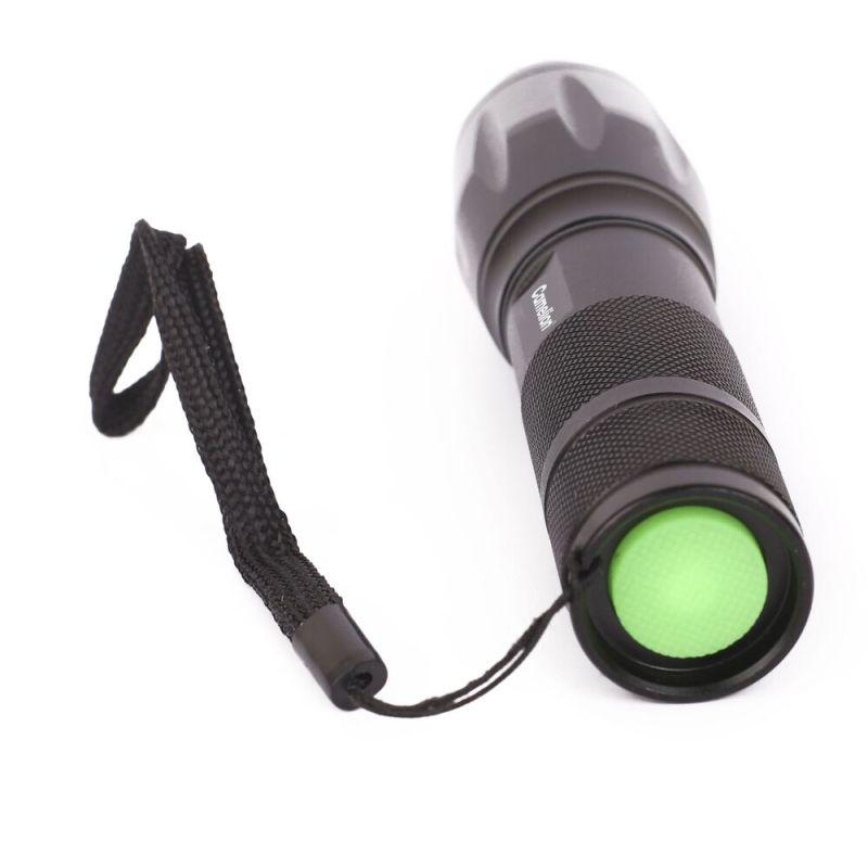 Фонарь LED51530 LED XML-T6 ZOOM 5 режимов 3хLR03 алюм. черн. (открывающ. блист.) Camelion 14536