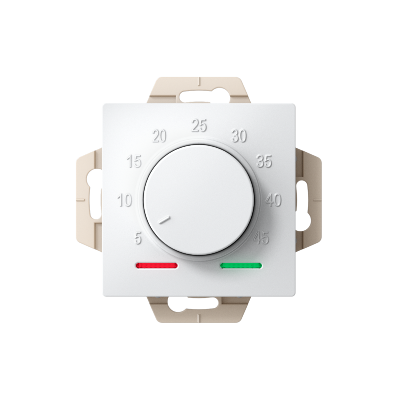 Механизм термостата ATLASDESIGN электрон. теплого пола с датчиком 10А бел. SchE ATN000135