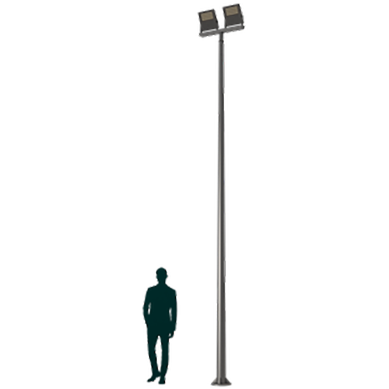 Светильник LEADER LED 2x50 D75 4000K K-POLE 5M D114 RAL9005 СТ 4350000050