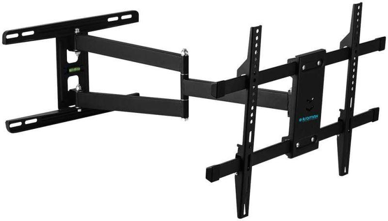 Кронштейн для телевизора DIX-20 22-65дюйм макс.45кг настенный поворотно-выдвижной и наклонный черн. KROMAX 1173710