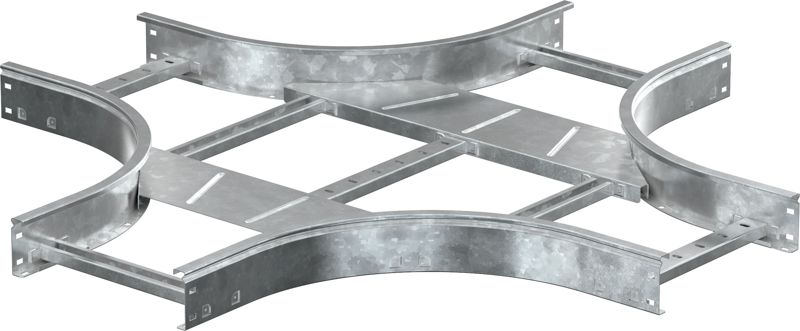 Ответвитель для лотка Х-образ. 150х300 R300 HDZ LESTA IEK CKR04-4-150-300-HDZ