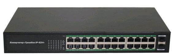 Коммутатор "Тромбон IP-К24" Тромбон НФ-00001420