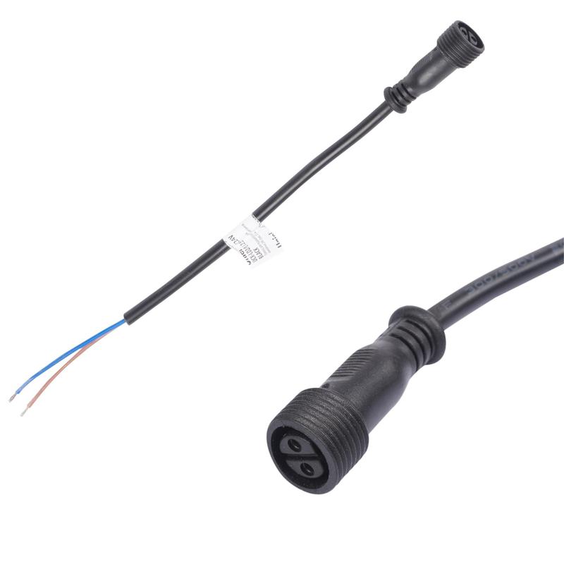 Провод UCX-LD2/L52-0.25M DC24V 25см BLACK для подключ. линейн. прожекторов 24В L52 и L53 к блоку питания разъем "мама" Uniel UL-00009342
