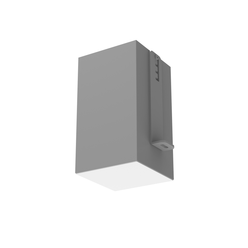 Светильник светодиодный DL-Grill для потолка Грильято 100х100 12Вт 4000К 90х90х160 IP40 встраив. RAL7045 сер. муар диммер DALI VARTON V1-R0-70808-10D01-4001240