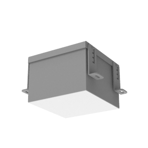 Светильник светодиодный DL-Grill для потолка Грильято 150х150 15Вт 4000К 140х140х100 IP54 встраив. RAL7045 сер. муар VARTON V1-R0-70809-10000-5401540