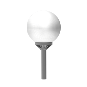Светильник светодиодный парковый Omni 40Вт 3000К торшерный RAL7045 сер. муар VARTON V1-S0-70520-40000-6504030