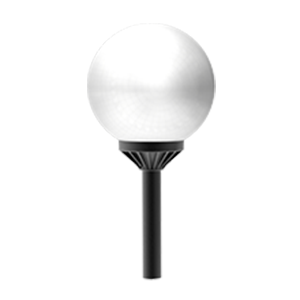 Светильник светодиодный парковый Omni 40Вт 3000К торшерный RAL9005 черн. муар VARTON V1-S0-90520-40000-6504030