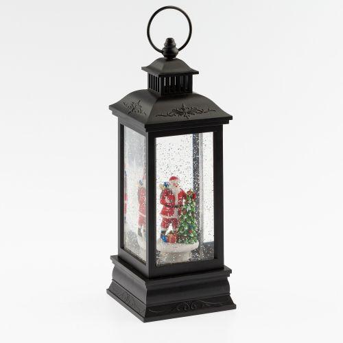 Светильник светодиодный новогодний декоративный "Дед Мороз" ENGDS-10 LED h 27.5см 3хАА таймер 6ч IP20 теплый бел. Эра Б0051941