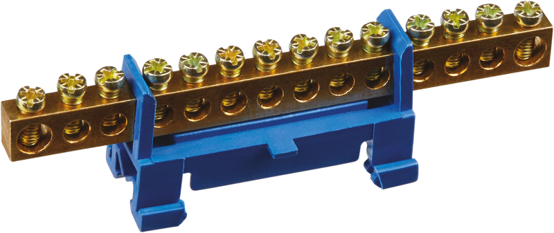 Шина нулевая на DIN-изоляторе "Стойка" 6х9-14 Navigator 71184