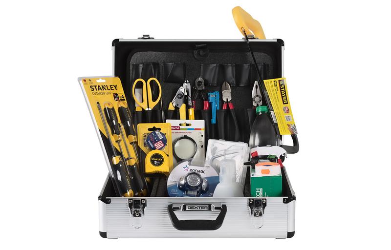 Комплект инструментов для разделки кабеля (Knipex) НИМ-25 ССД 130707-00357