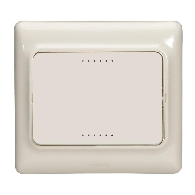 Переключатель 1-кл. СП Kaptika 10А IP20 сл. кость Leg 782134