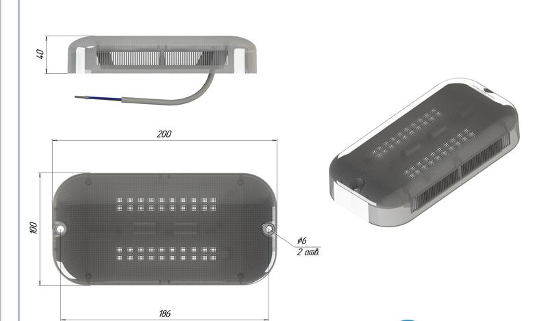 Светильник светодиодный ЖКХ-08 Д 4000К IP40 AC/DC 230 накладной с фотоакустическим датчиком ФОКУС ZKH00-008D0CDB03F06111