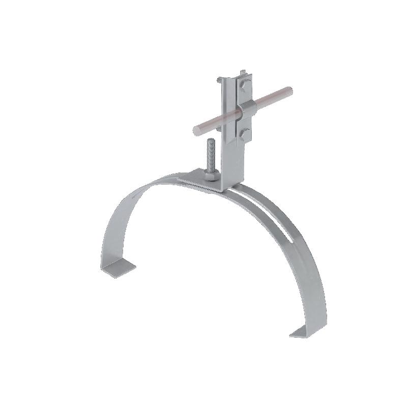 Держатель болтовой DFKB-D5-10 TD для фигурного конька для прутка d5-10мм сталь термодиффузион. цинк. КМ MA0428