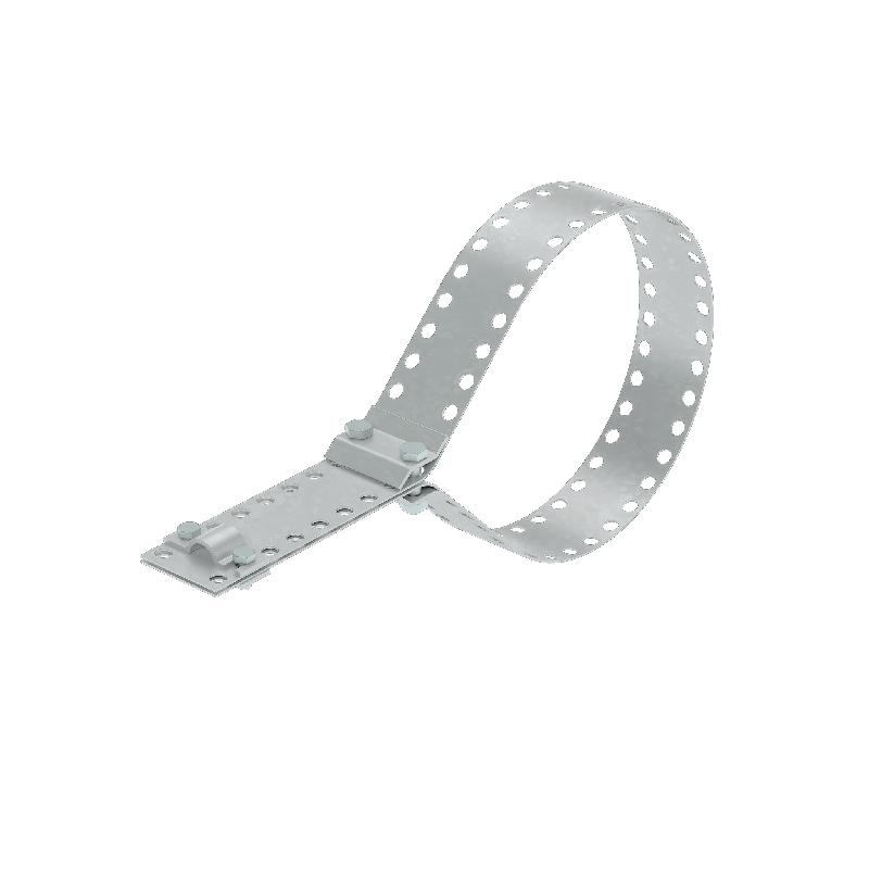 Держатель универсальный UDT30-D5-10 TD для труб до d30мм для прутка d5-10мм сталь термодиффузион. цинк. КМ MA0319