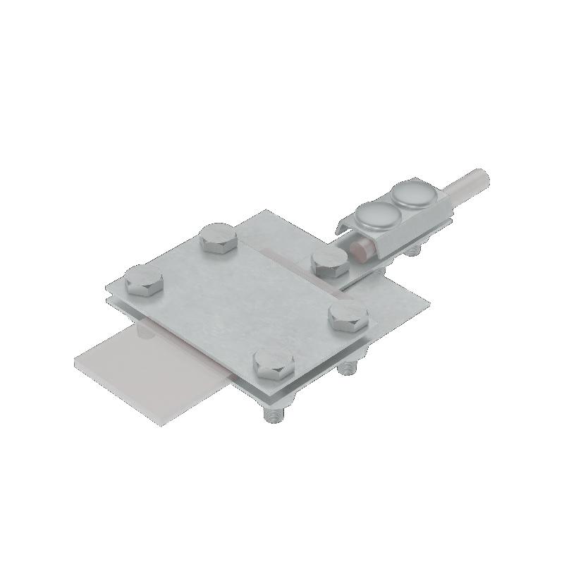 Соединитель контрольный универсальный UKS-B40-D5-8 INOX304 полоса до 40мм пруток d5-8мм нерж. сталь КМ MA0080